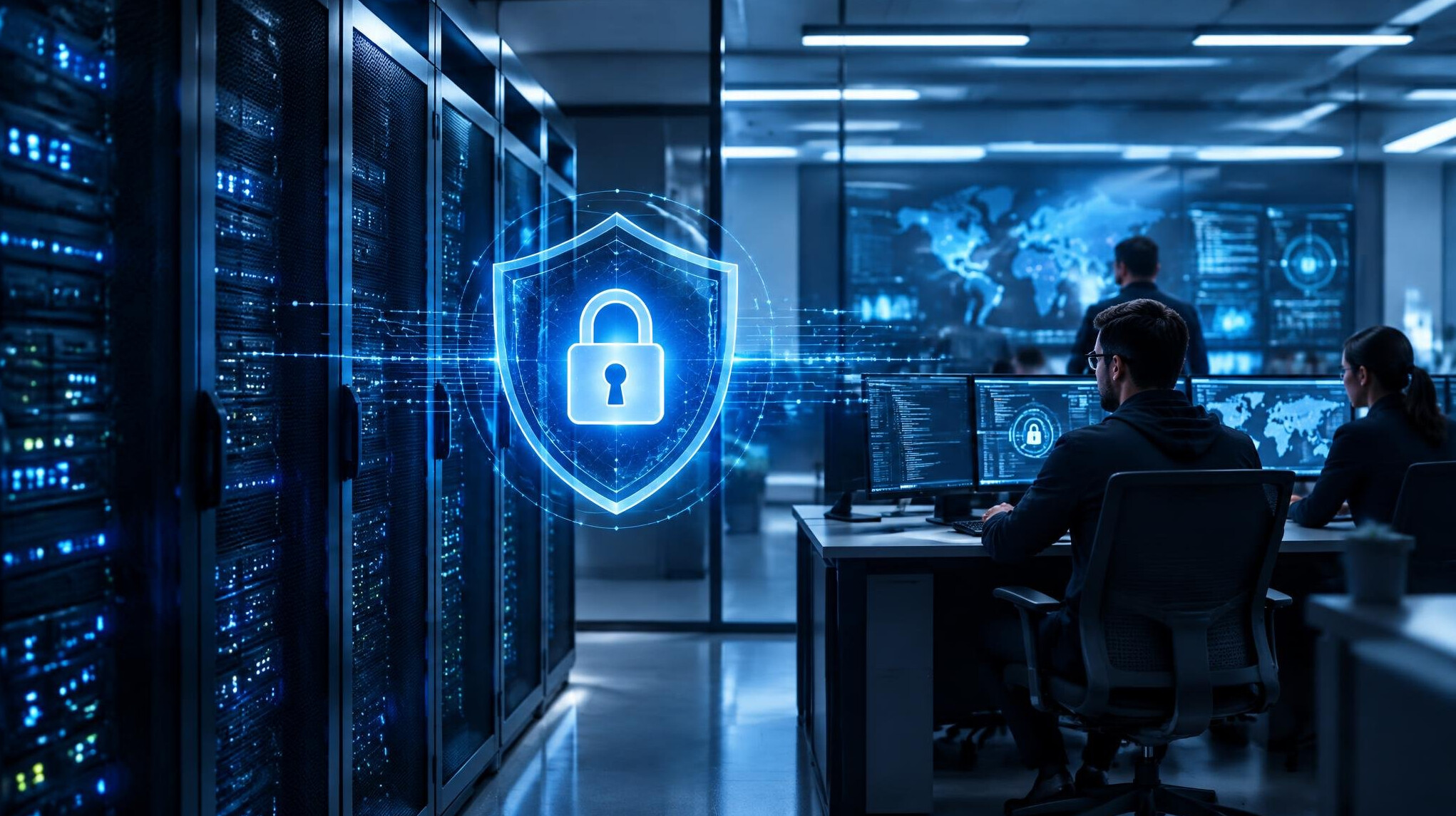 secure server room