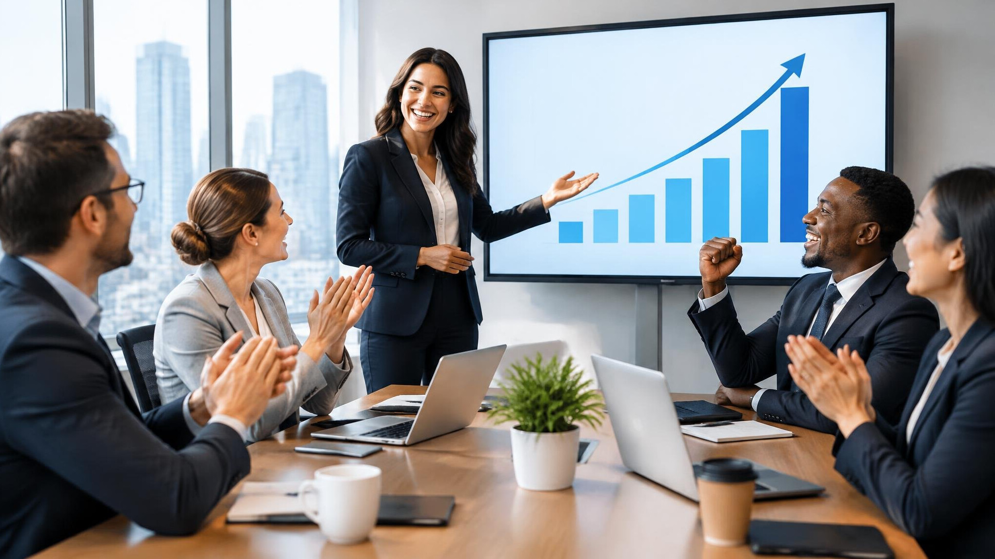 successful business team