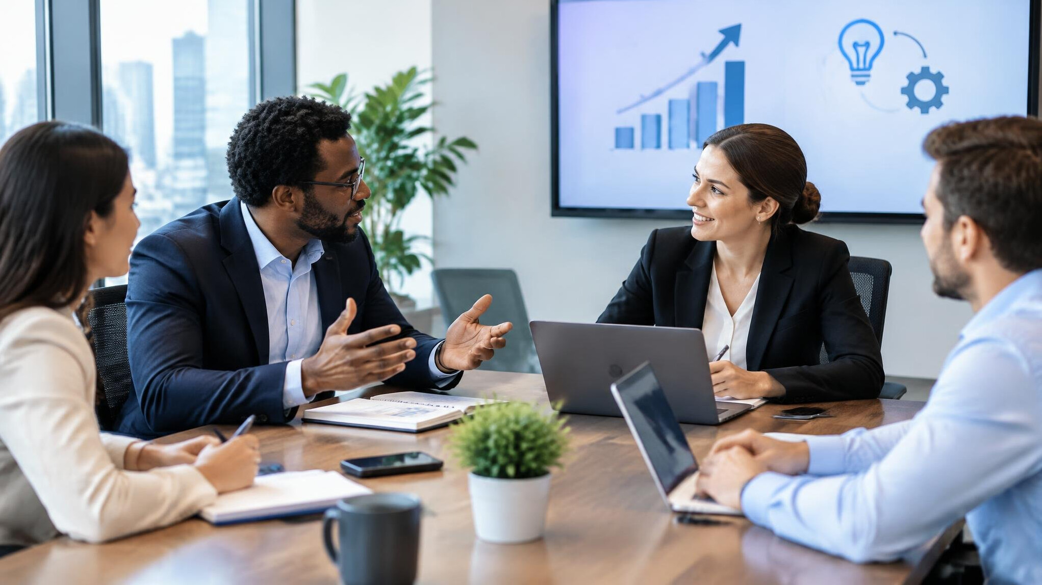 business efficiency meeting